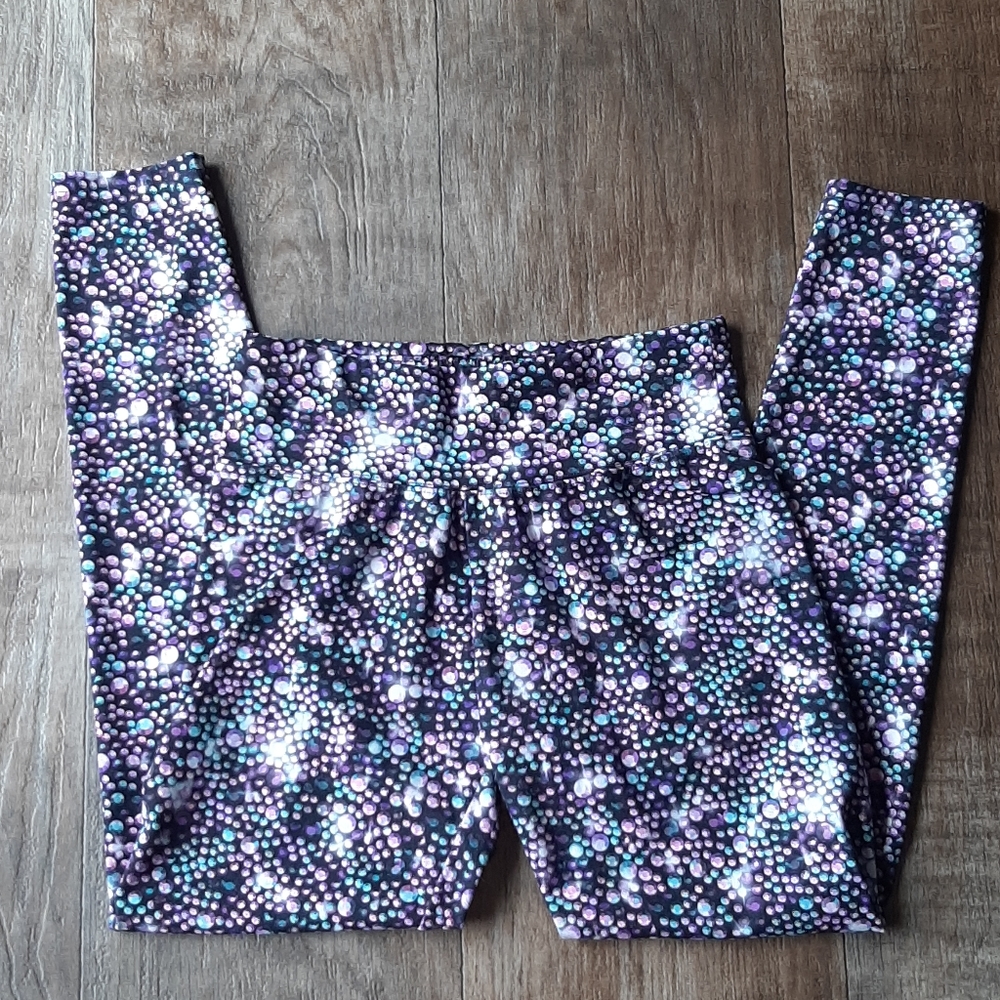 Girls Justice Gem Print Leggings Size 18